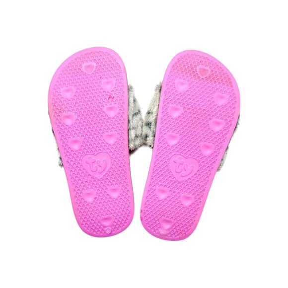 TY Beanie Boos Kiki Cat Slides - Girls Size 1-3 - Picture 4 of 5